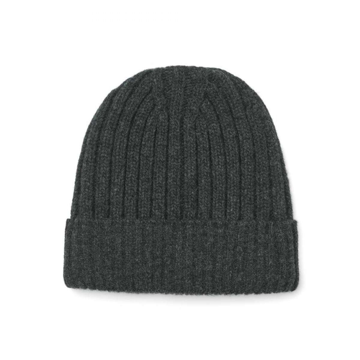 celina lambswool hat - dark grey - front