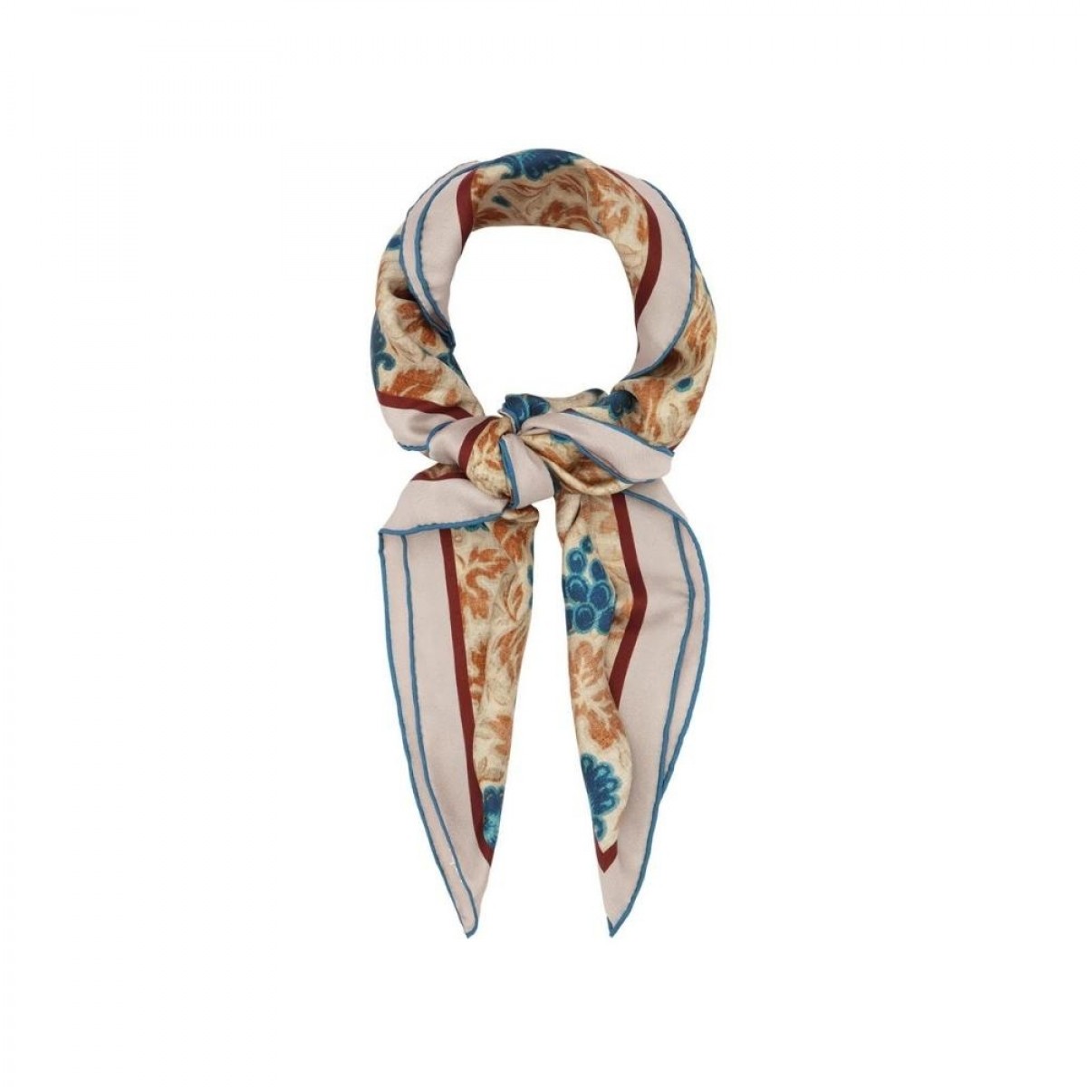 classical grape scarf - floral 