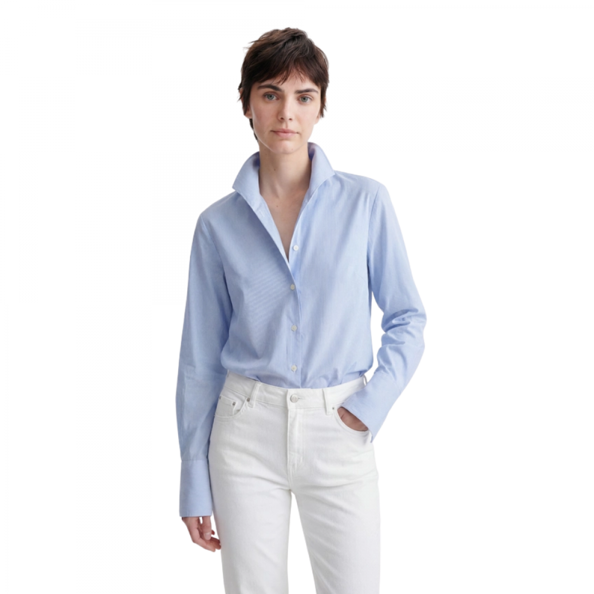 hugo striped shirt - blue 