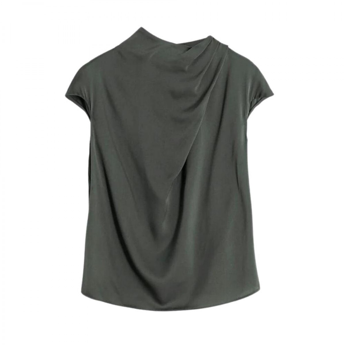 lima top - military green - front