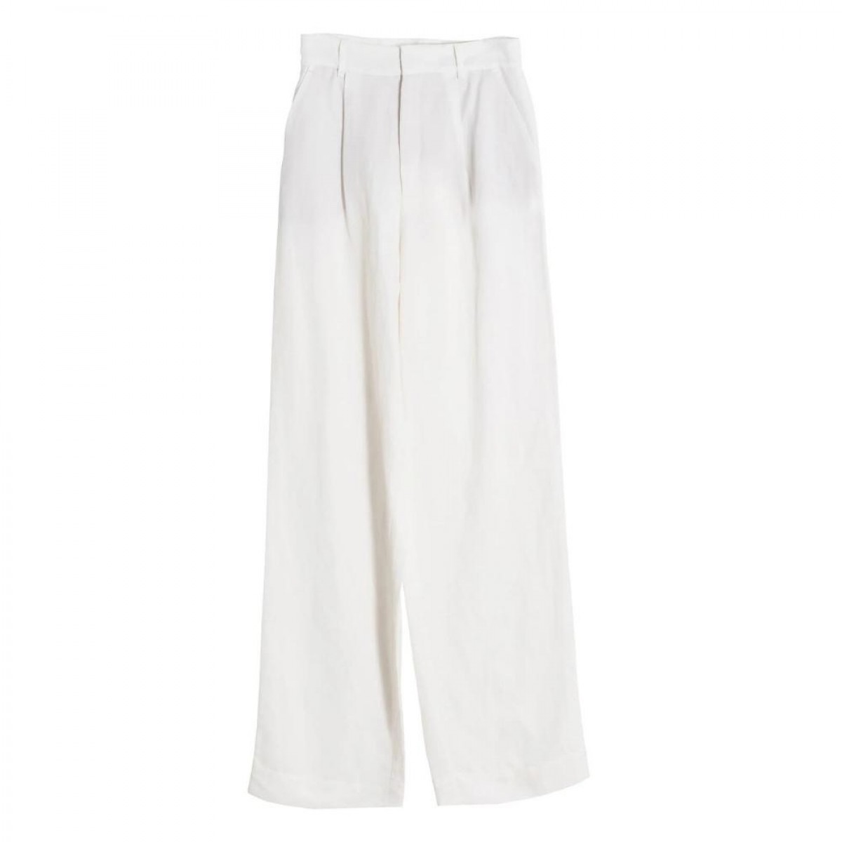 noma linen trousers - off white - front