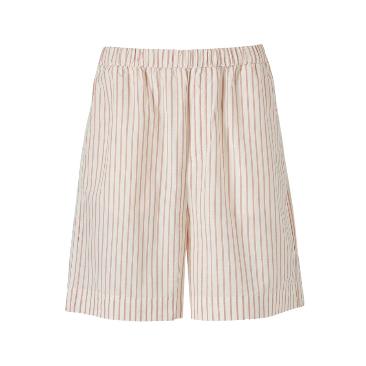 etta shorts striped - mix old rose - front