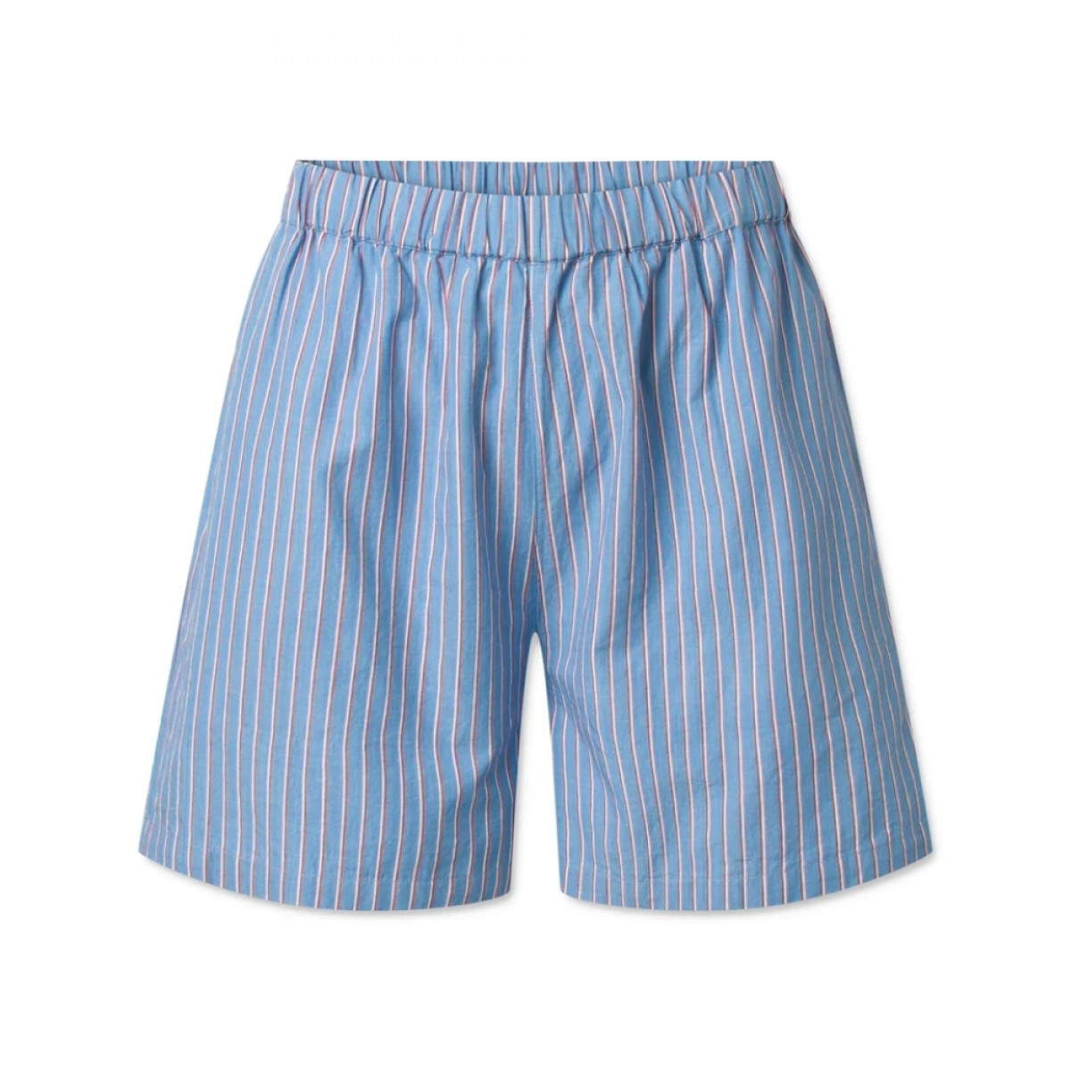 alessandra shorts - blue stripe - front