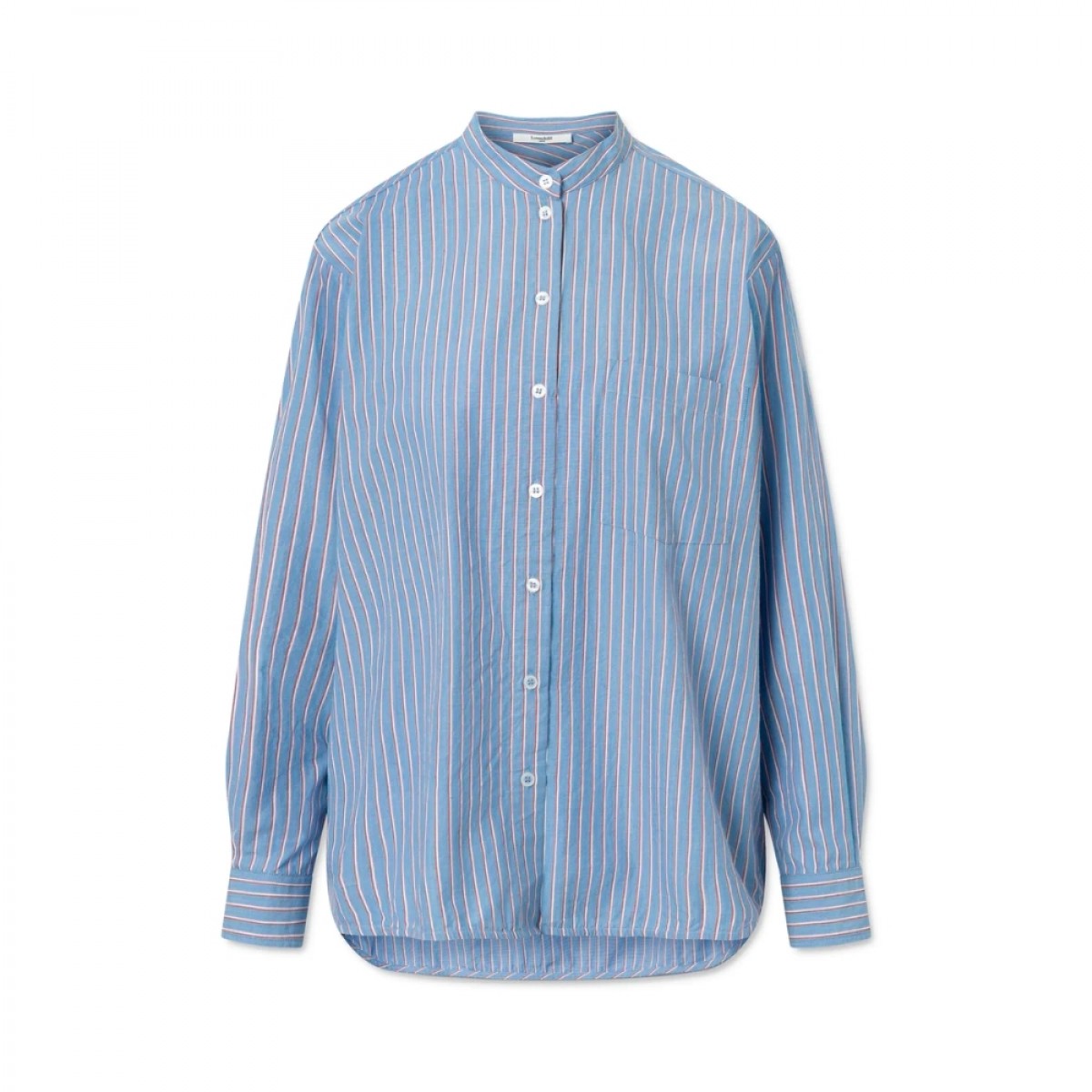 florentina shirt - blue stripe - front