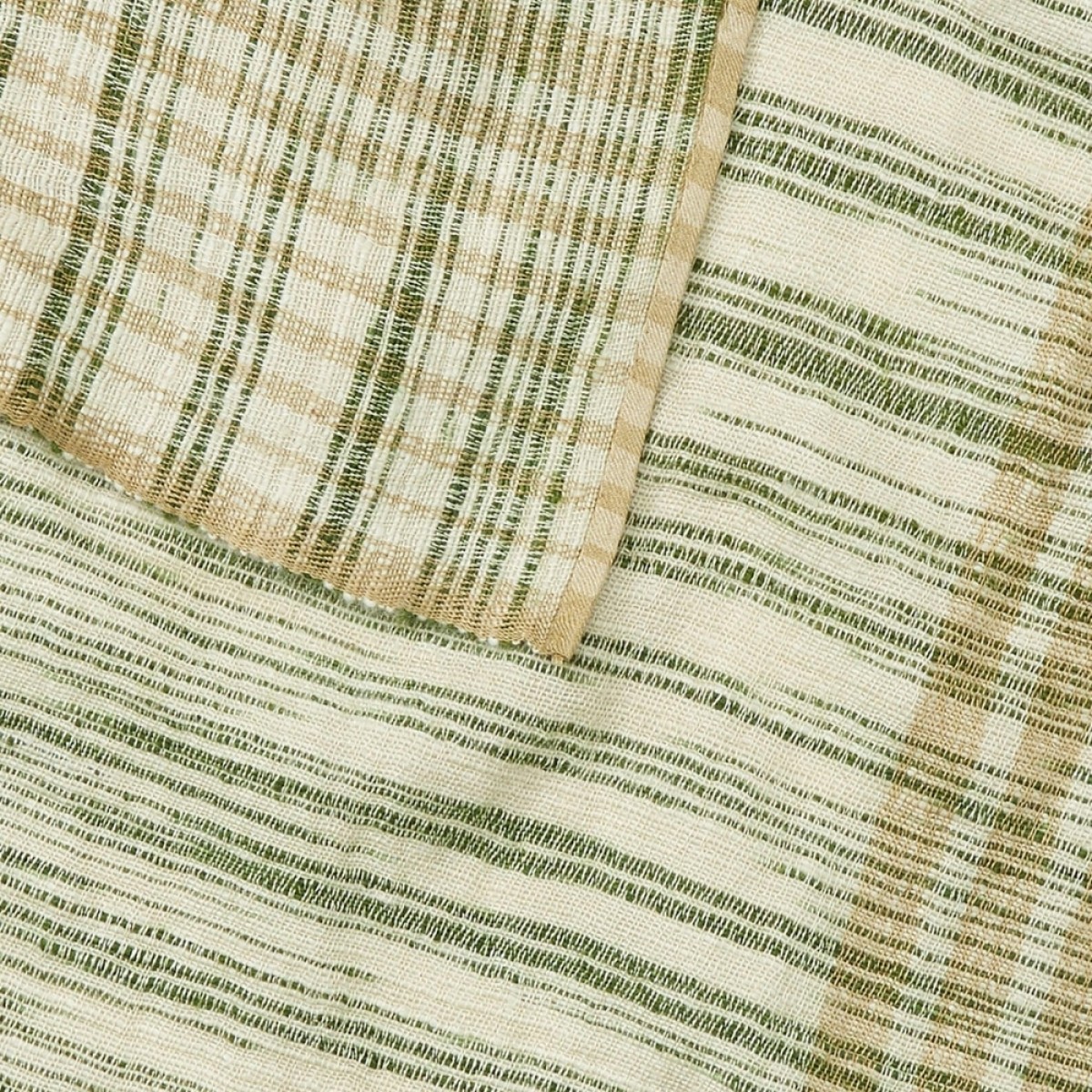 risa cashmere tørklæde - mix green - tern