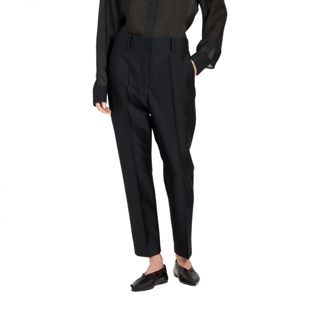 pantalone gerarda lany - black - model front