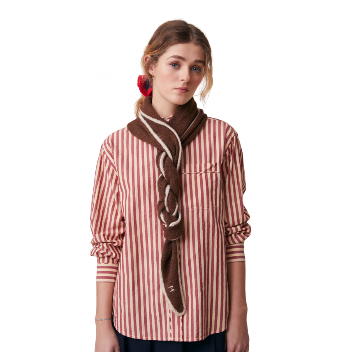 moismont scarf elly no 218 violin - brown - look