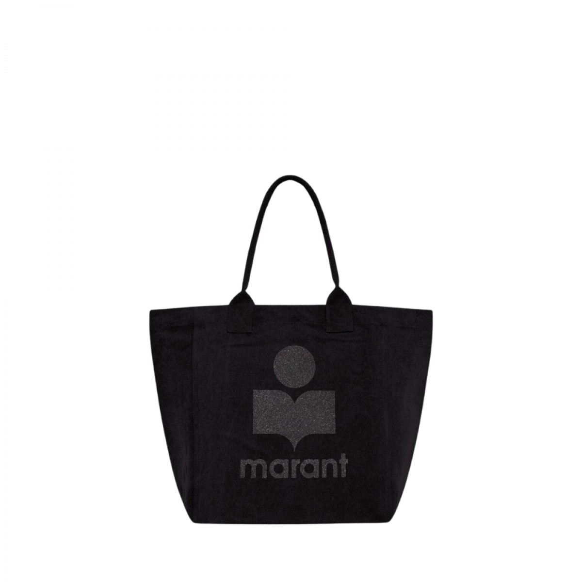 small yenky logo tote bag - black - front