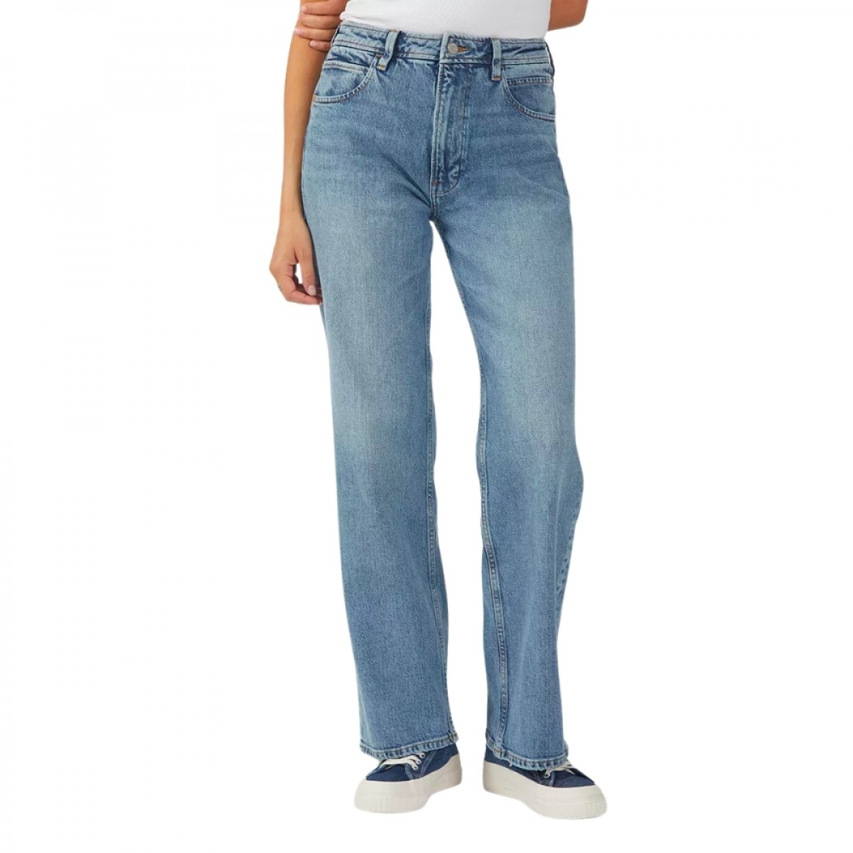 straight jeans ginger - denim blue - front