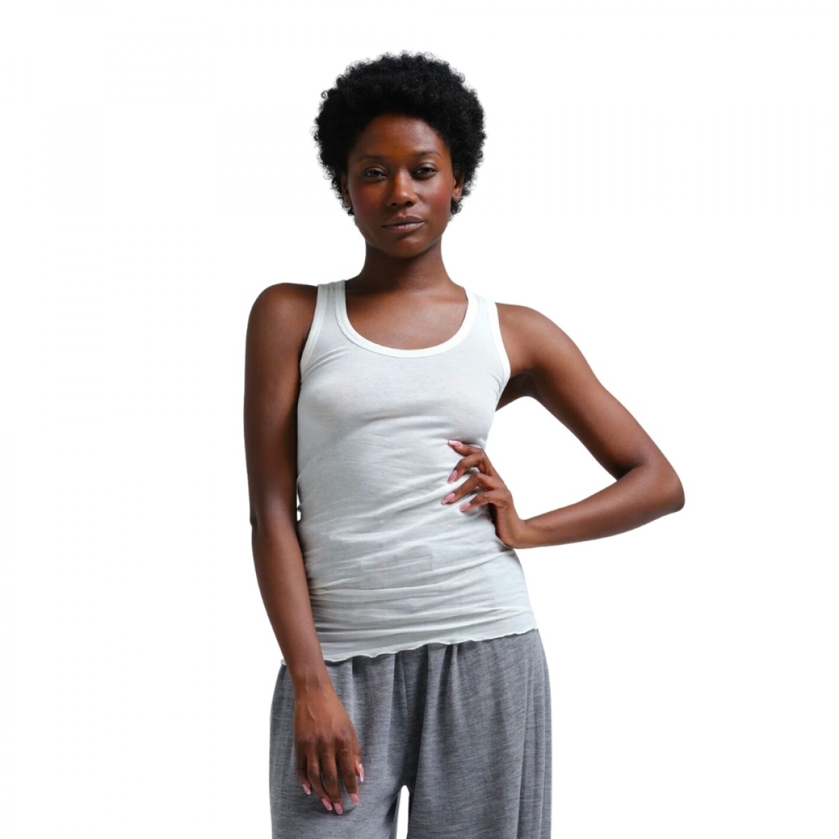 bella tank top - off white