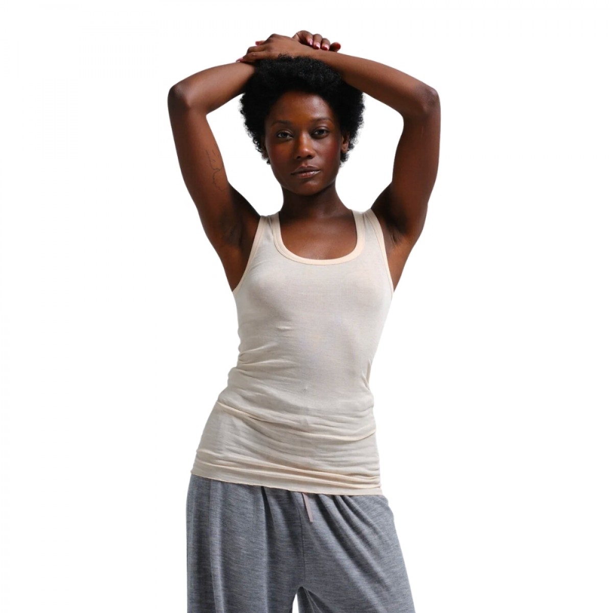 bella tank top - rosie beige