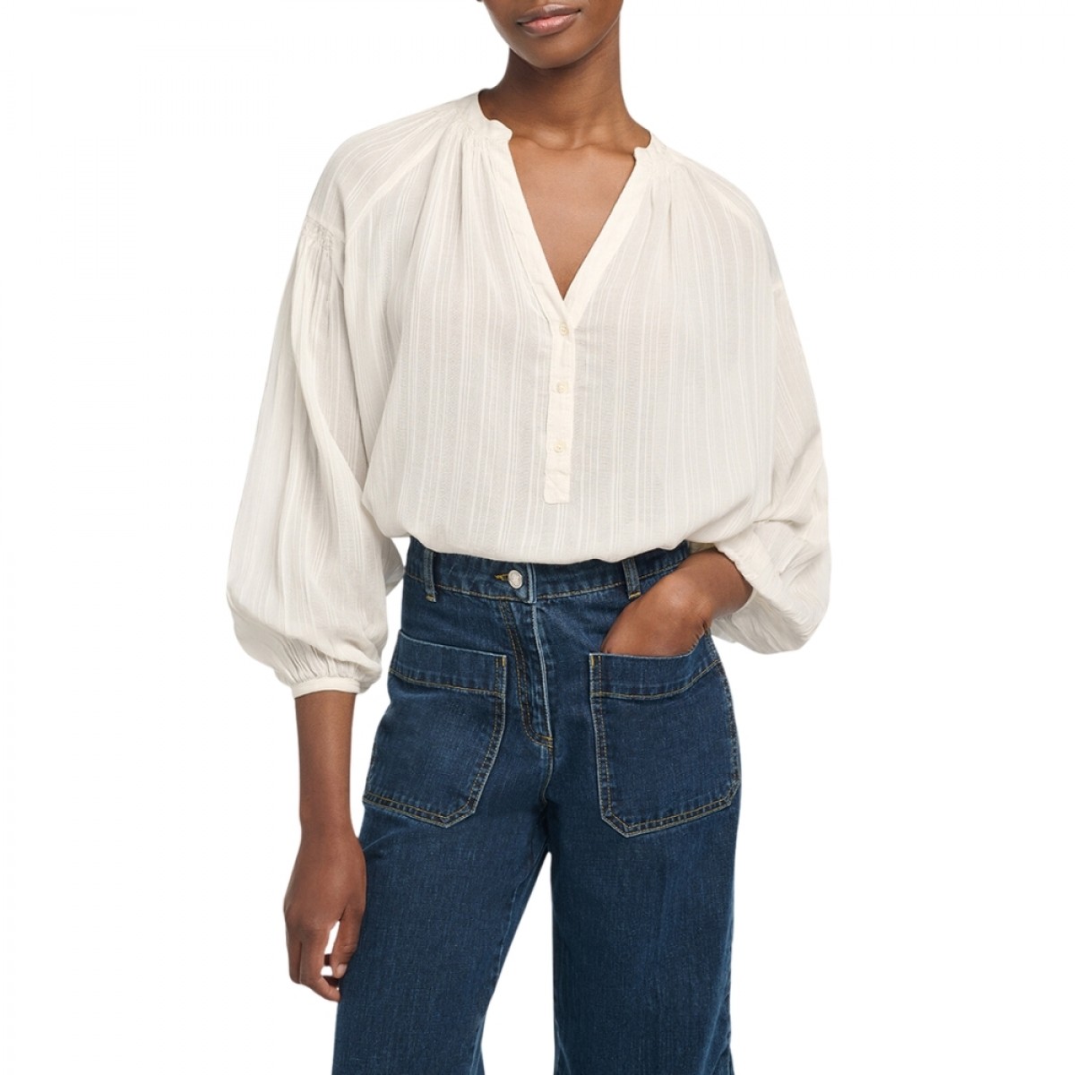 nipoa blouse - blance 
