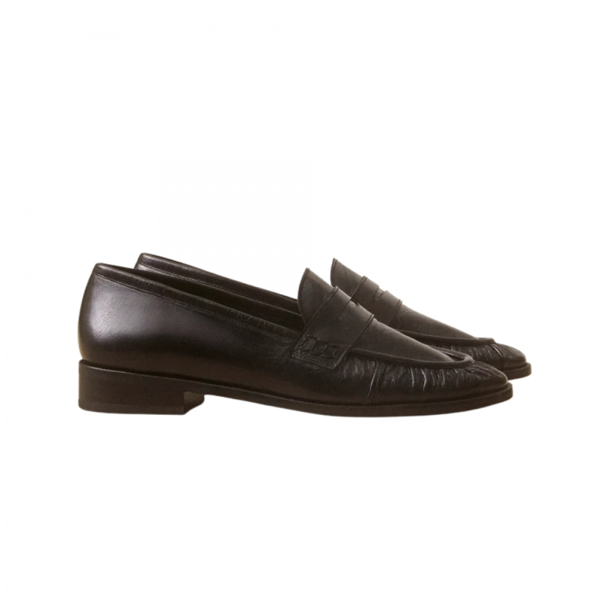 rivecour mocassin - black - front