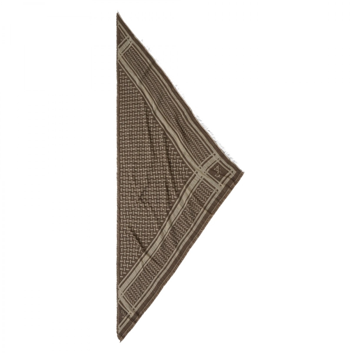 triangle anaya - wool mix stone - look
