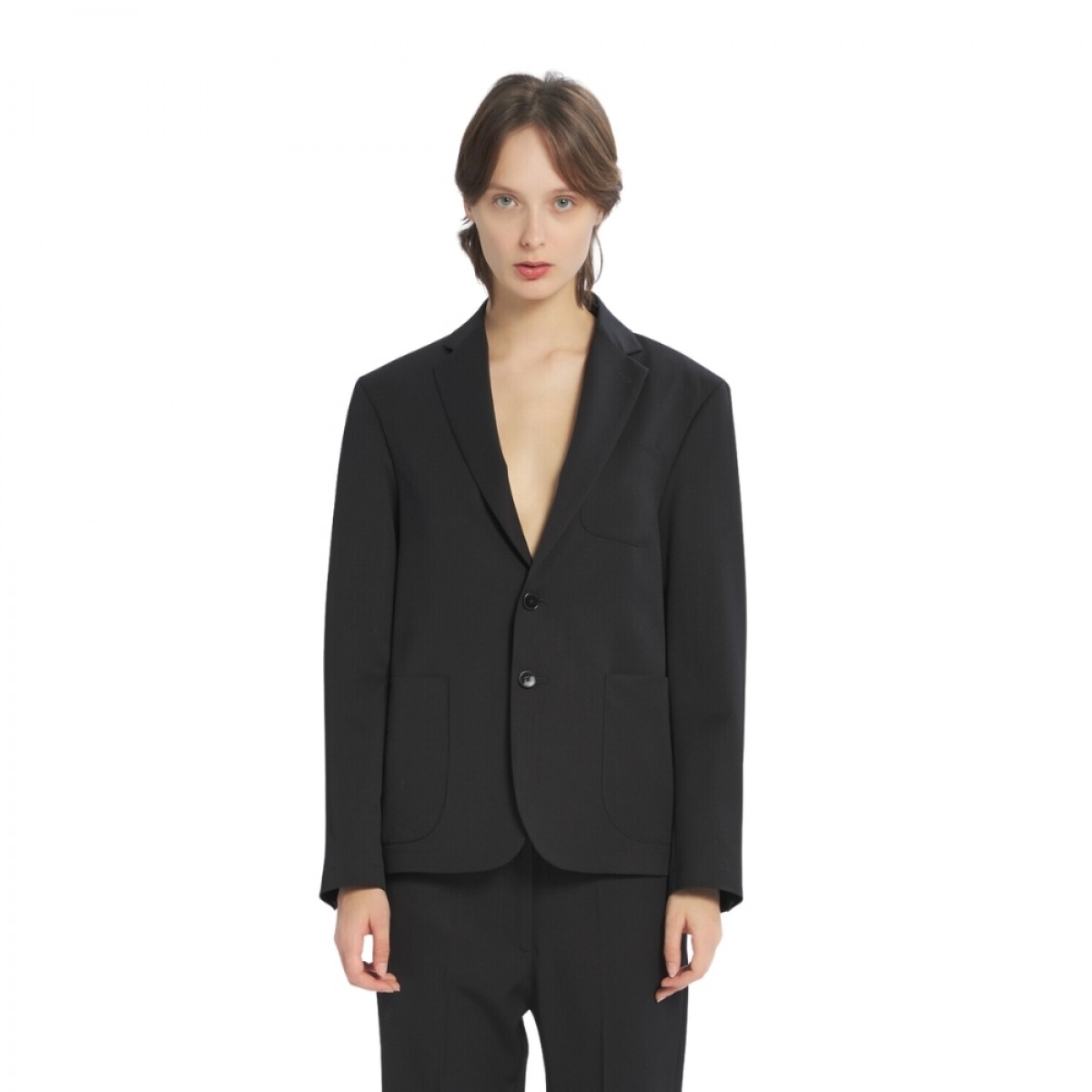 jacket sila novento - black