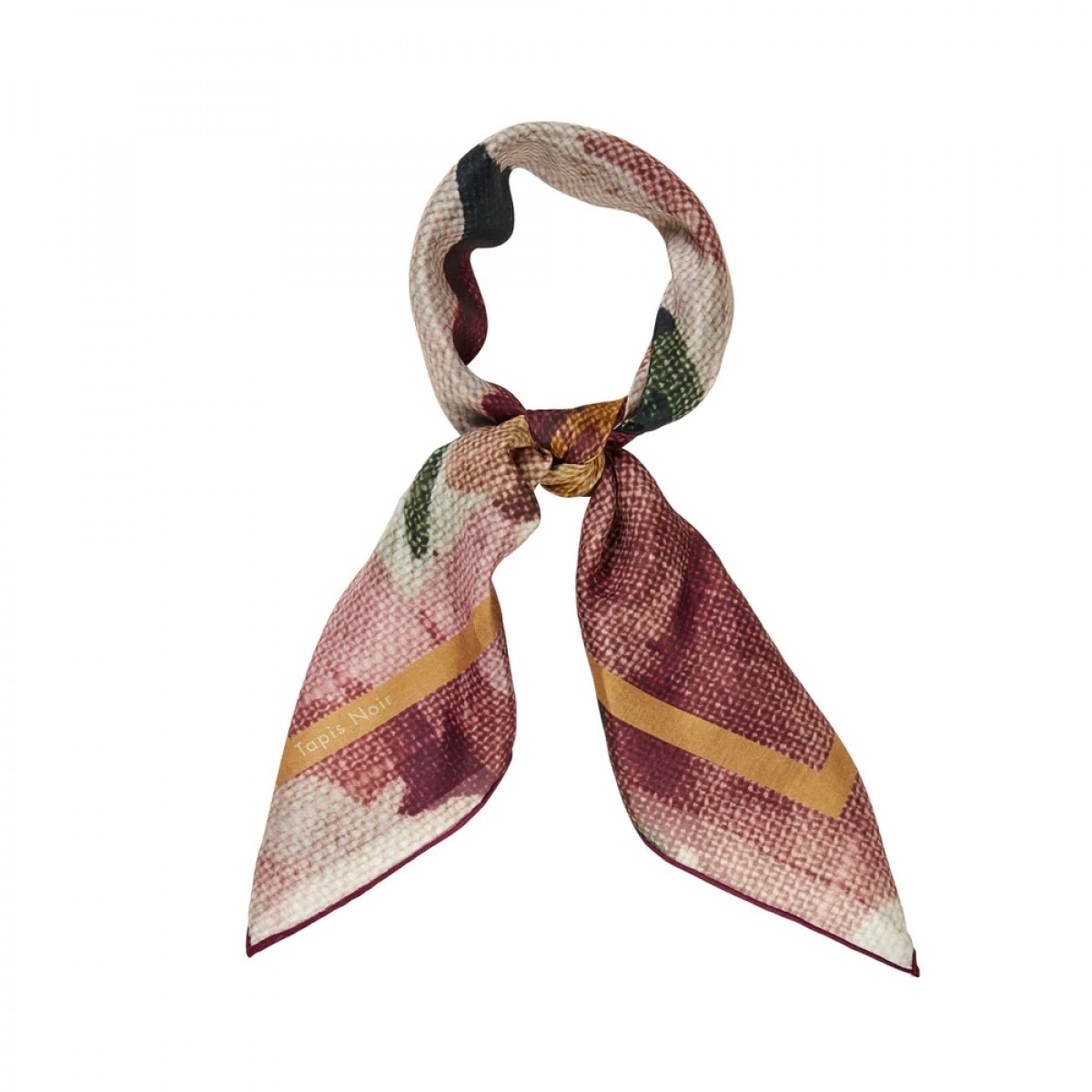 light dusty bloom scarf - bordeaux 