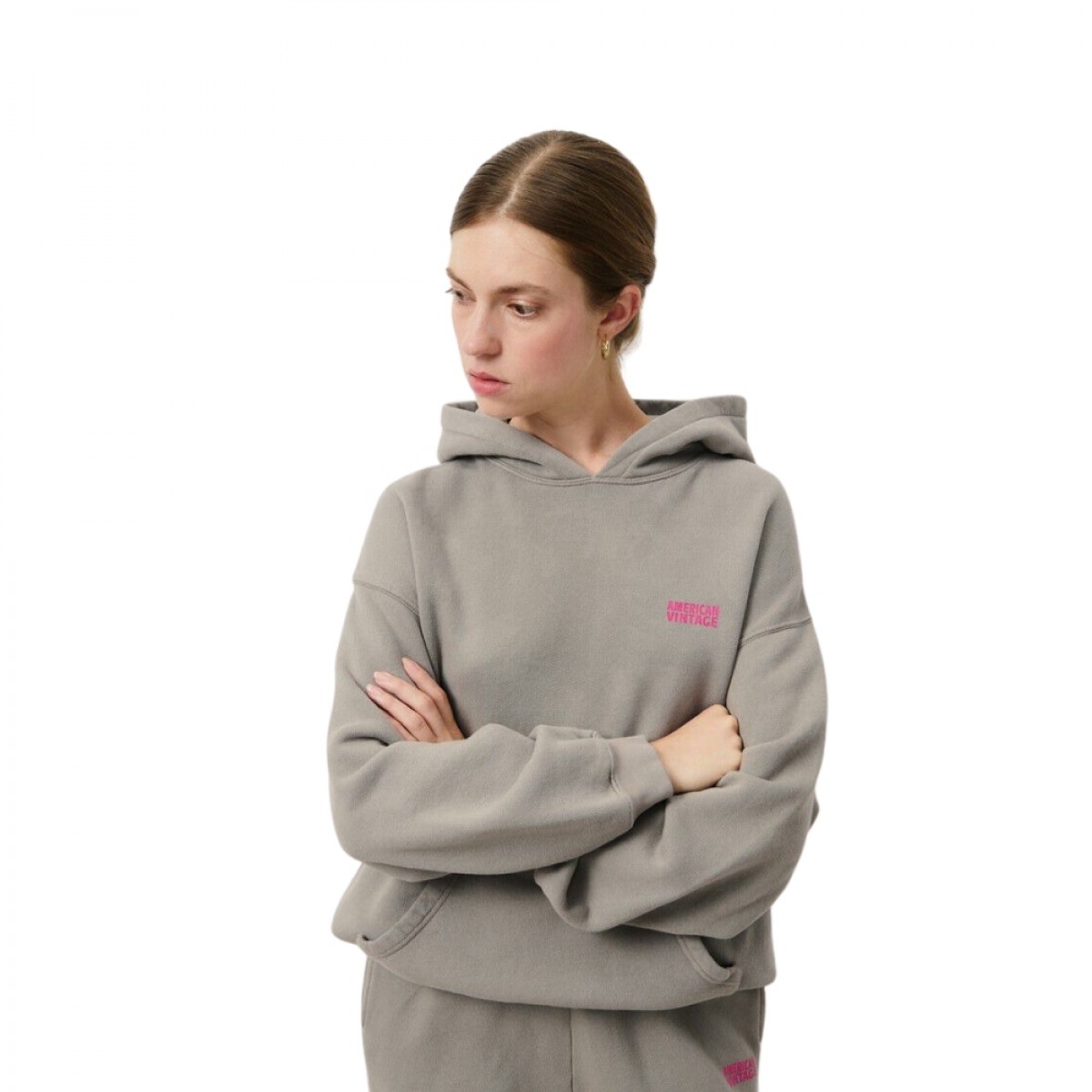 women´s hoodie izubird - vintage beaver