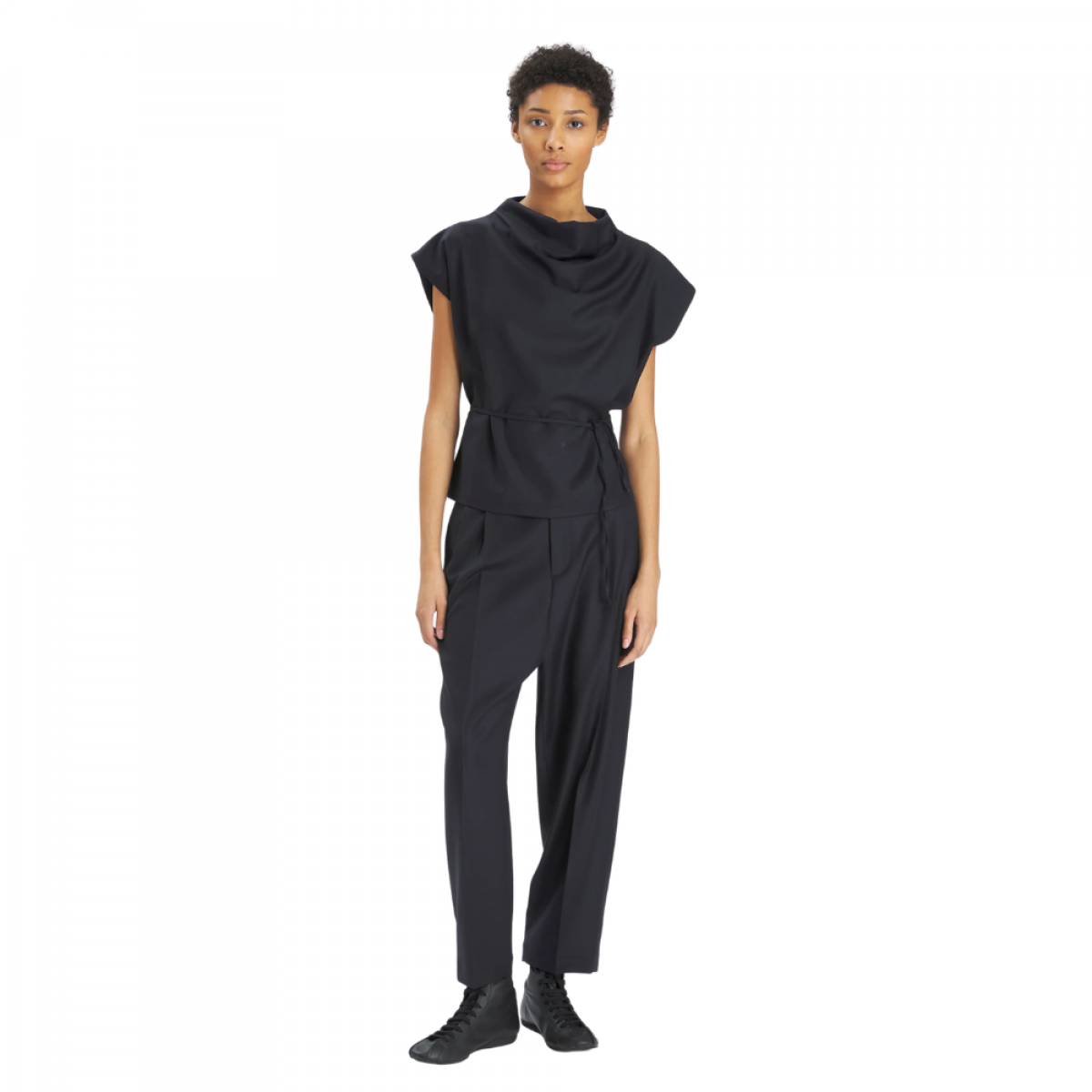 pantalone roxanne flan - navy - look