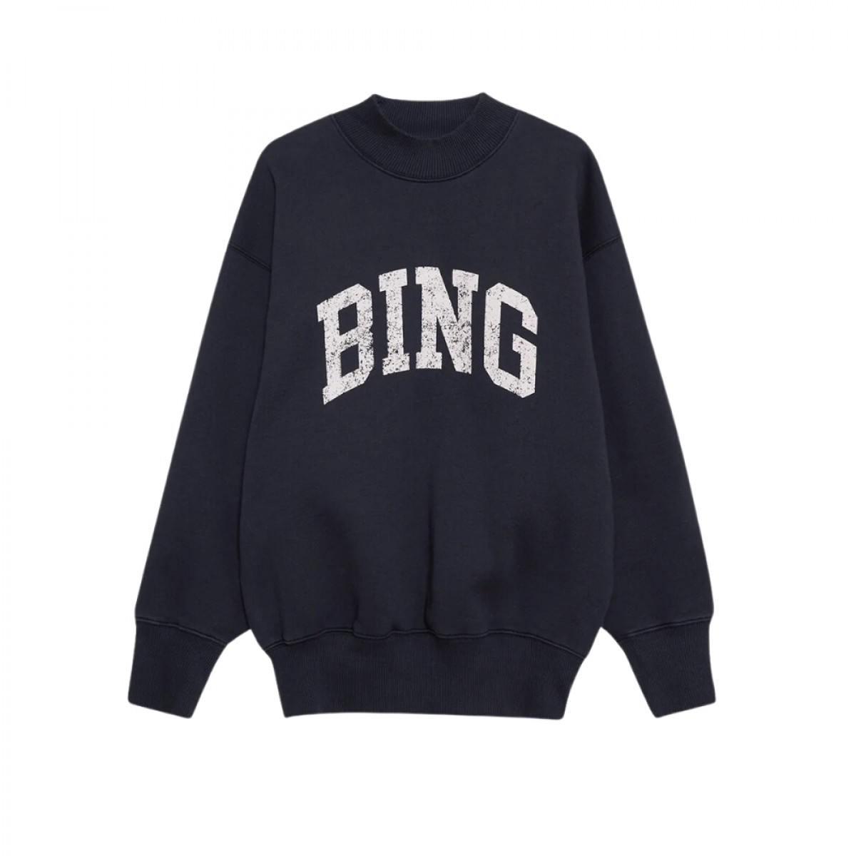 anine bing bradie sweatshirt bing - navy - front
