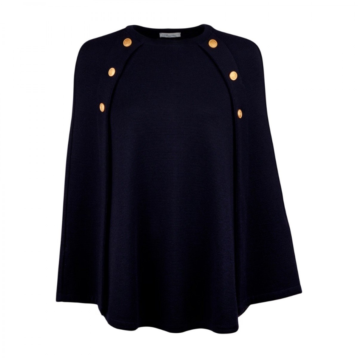 mary poncho - navy