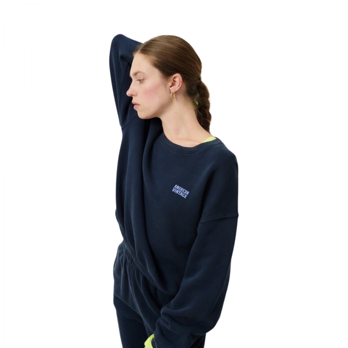 women´s hoodie izubird - marine vintage