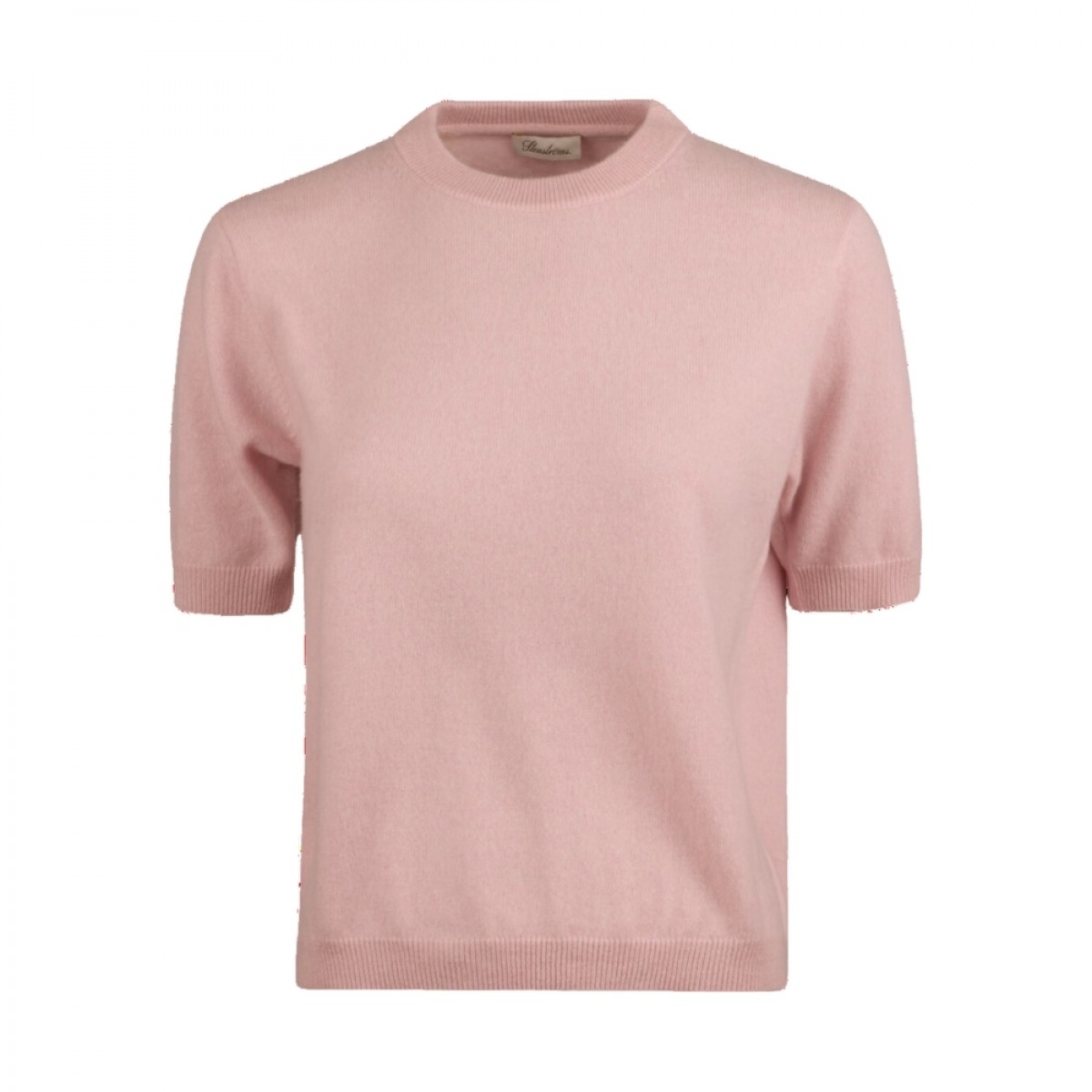 janet short sleeve knit - light pink