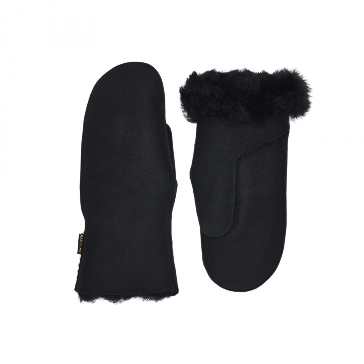 helena heart handske - black