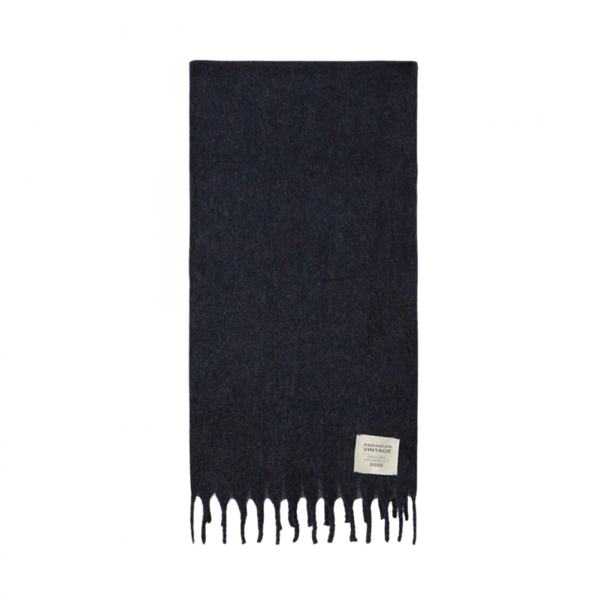 zinaco scarf - grey black melange