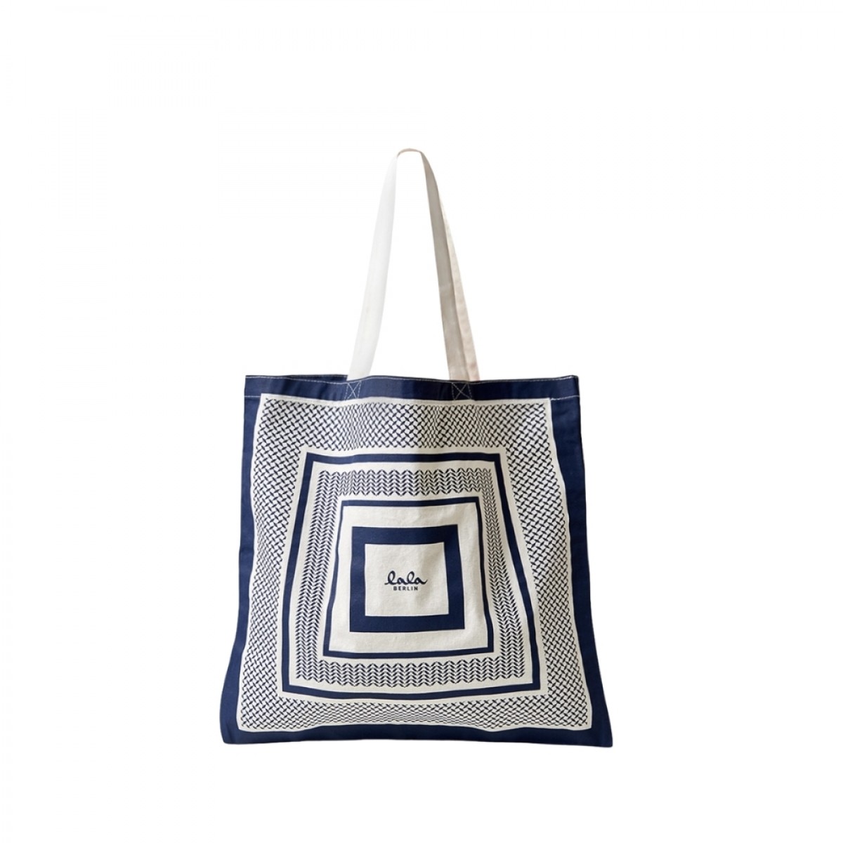 tote maja - heritage stripe navy
