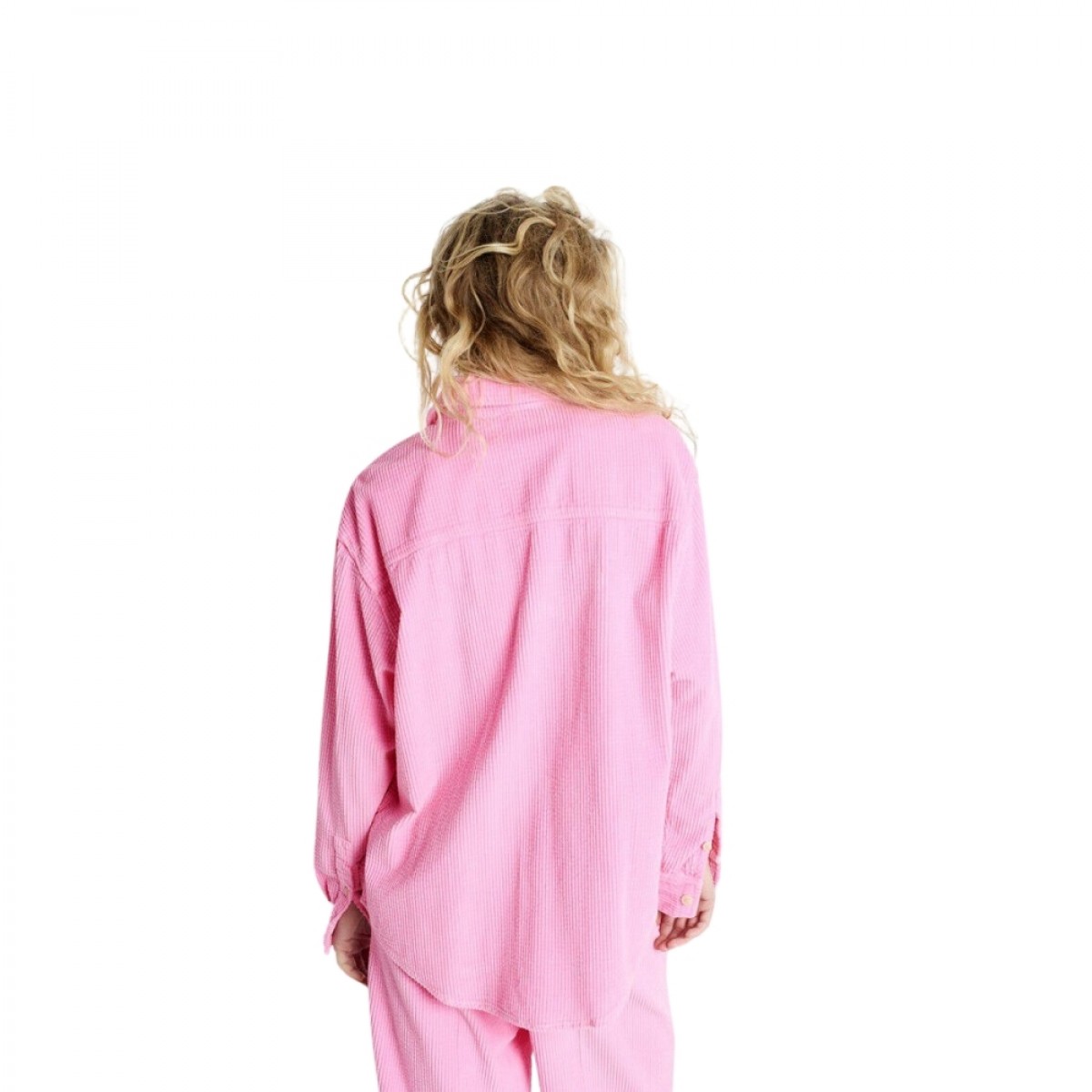 women padow shirt - vintage bubble gum - ryg