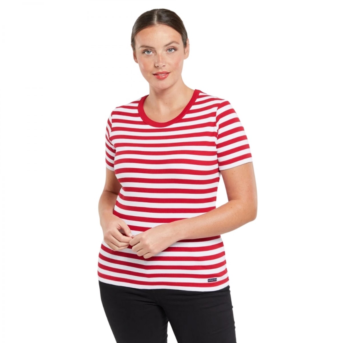 sailor t-shirt hillion women - red/white