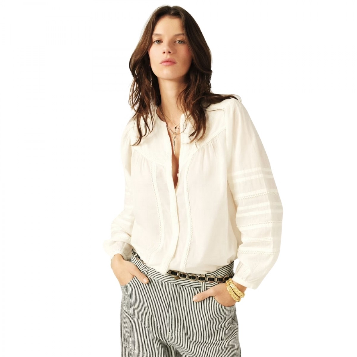 blouse yella - ecru