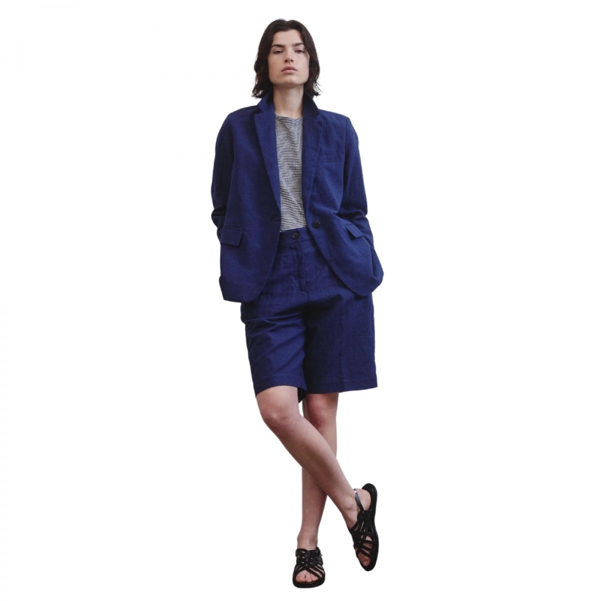 pomandére shorts - indigo - look