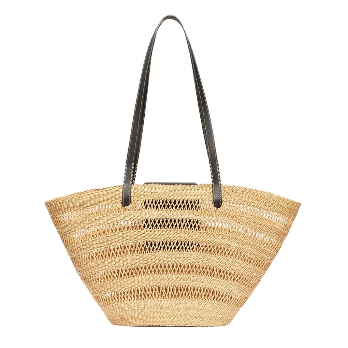 elephant grass basket - black