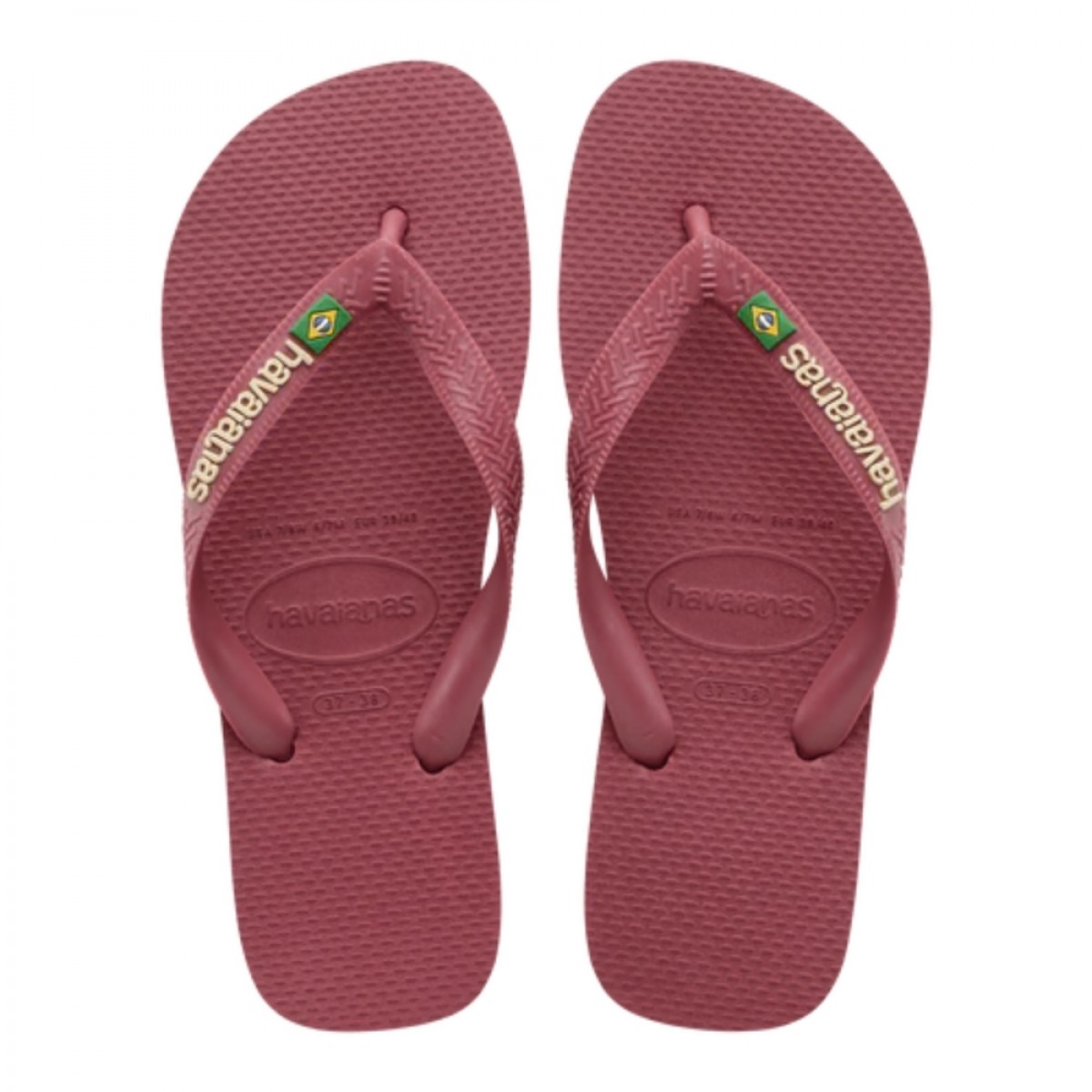 havaianas brasil logo - amaranth