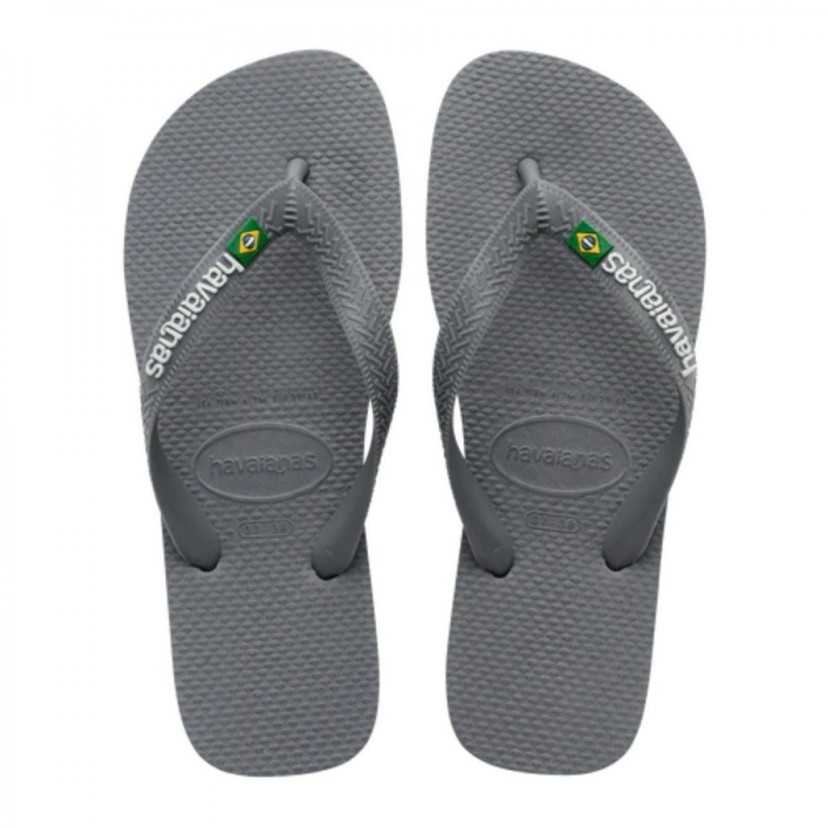 havaianas brasil logo - steel grey