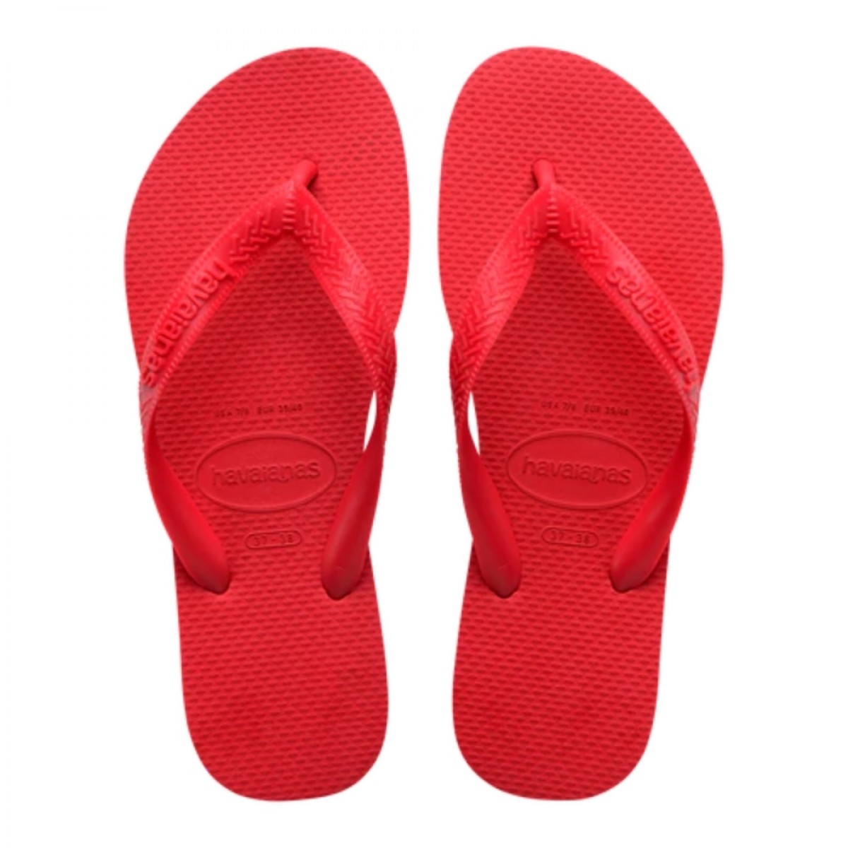 havaianas top - ruby red