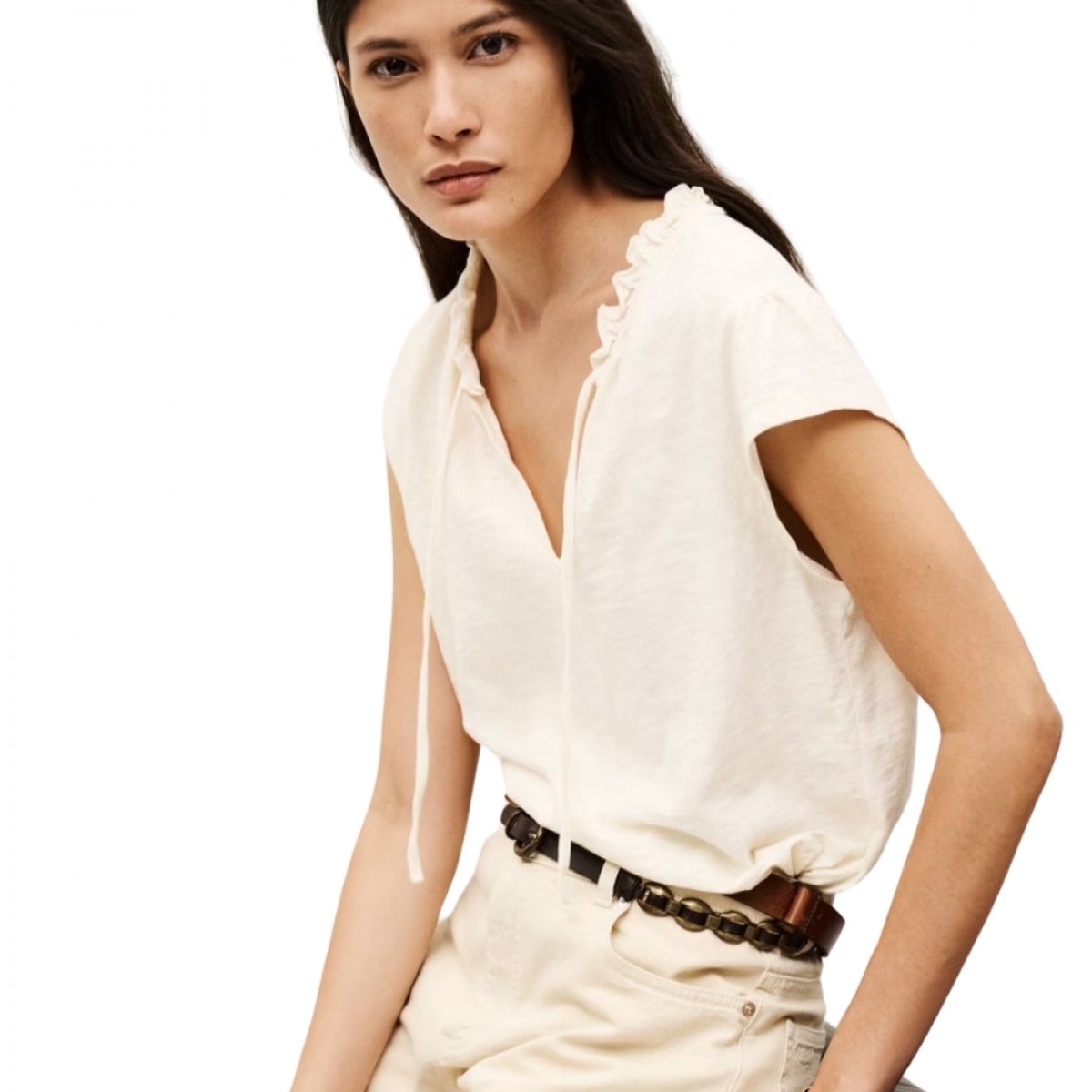 top very - ecru - fra siden 