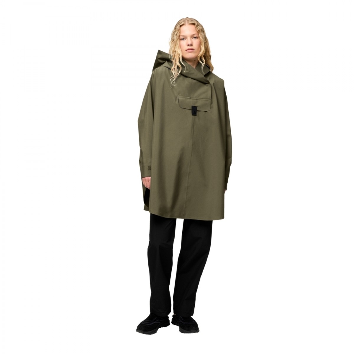 bergen poncho - grape leaf