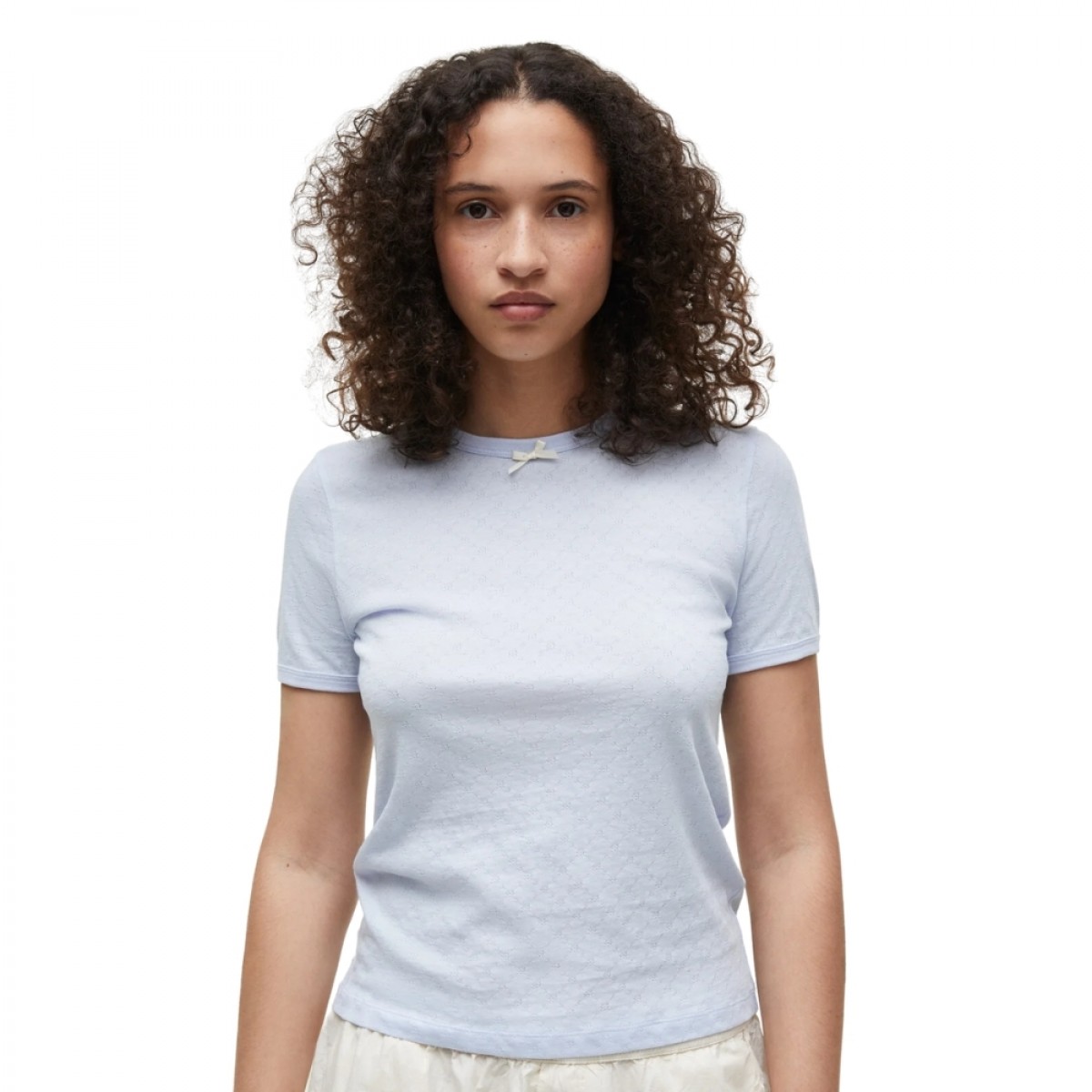 aiayu messhu tee - light blue