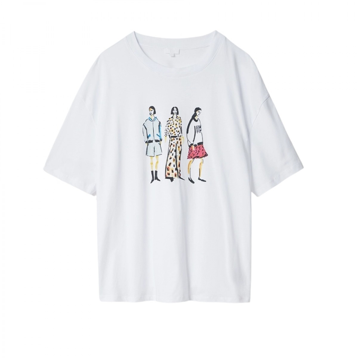 lala berlin celia t-shirt - white - front
