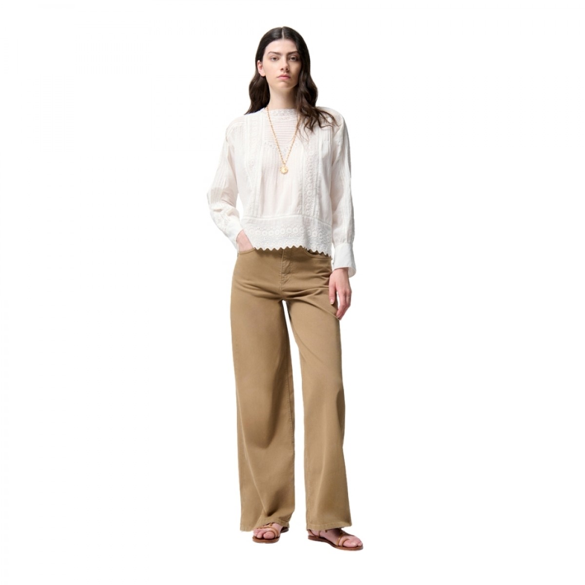 florita blouse - blanc - model look