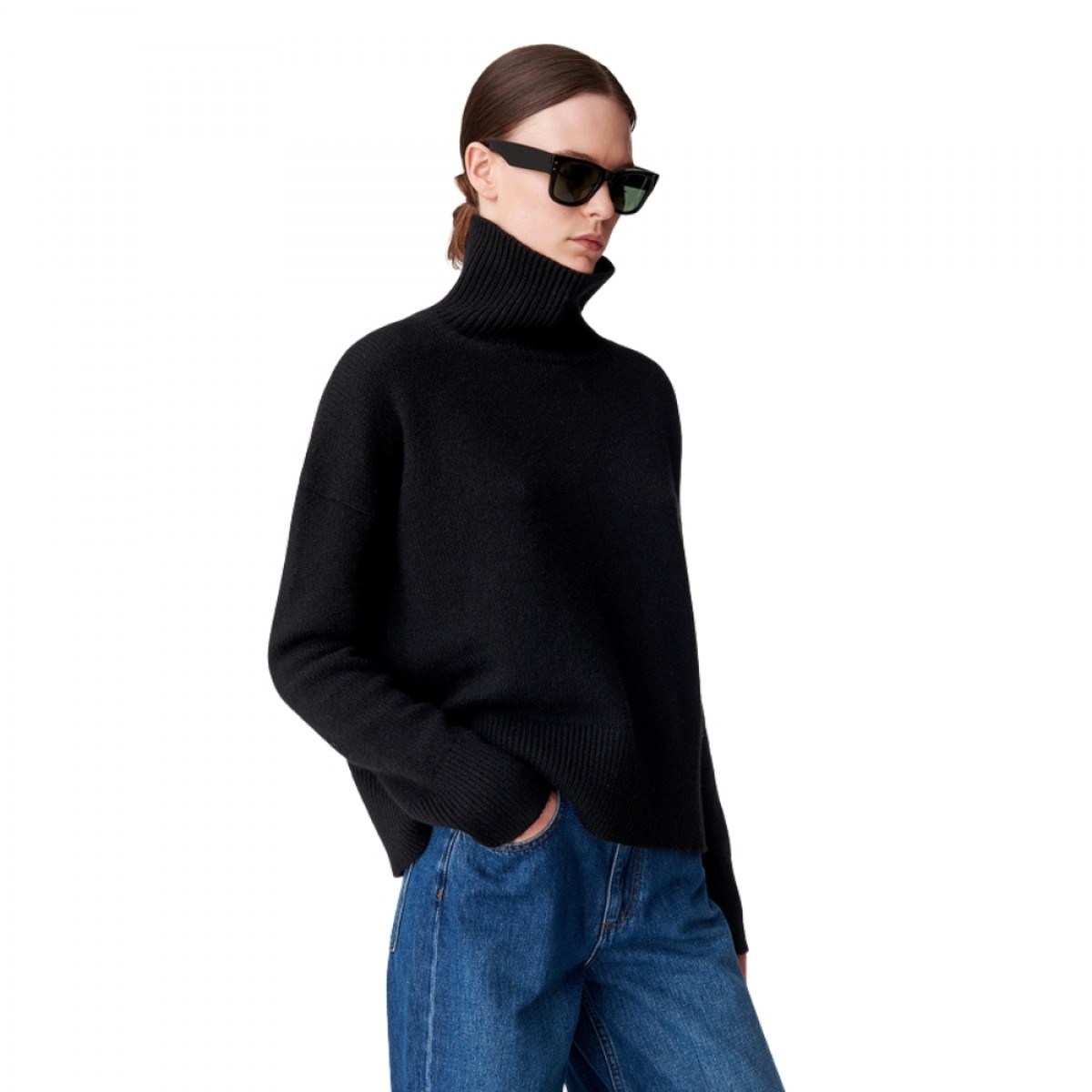 malo sweater - black