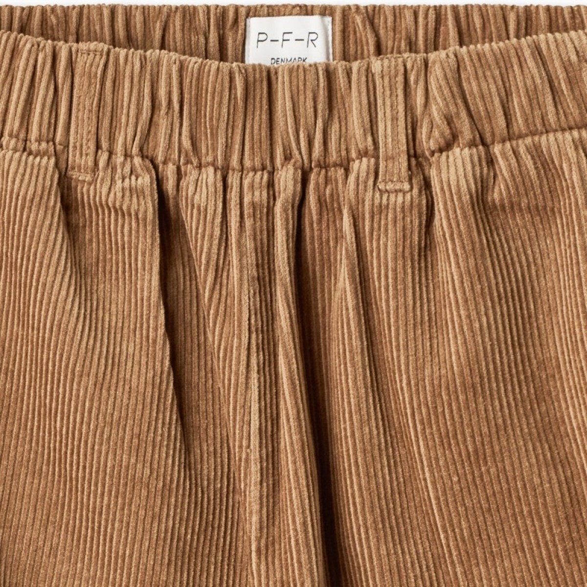 p-f-r olga pant corduroy - camel - talje