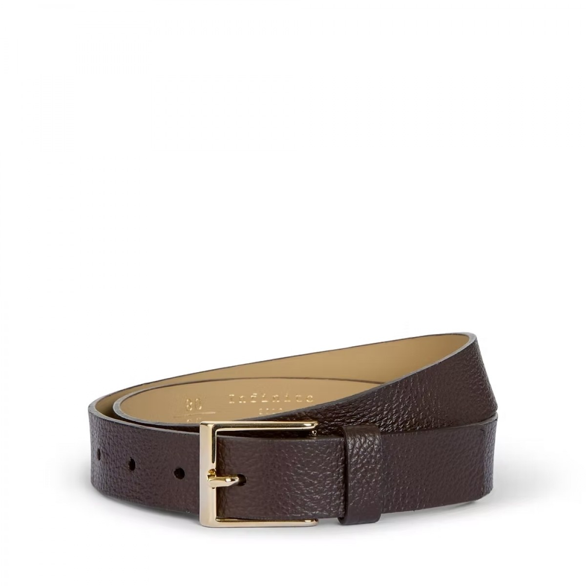 louise leather belt gold - testa moro
