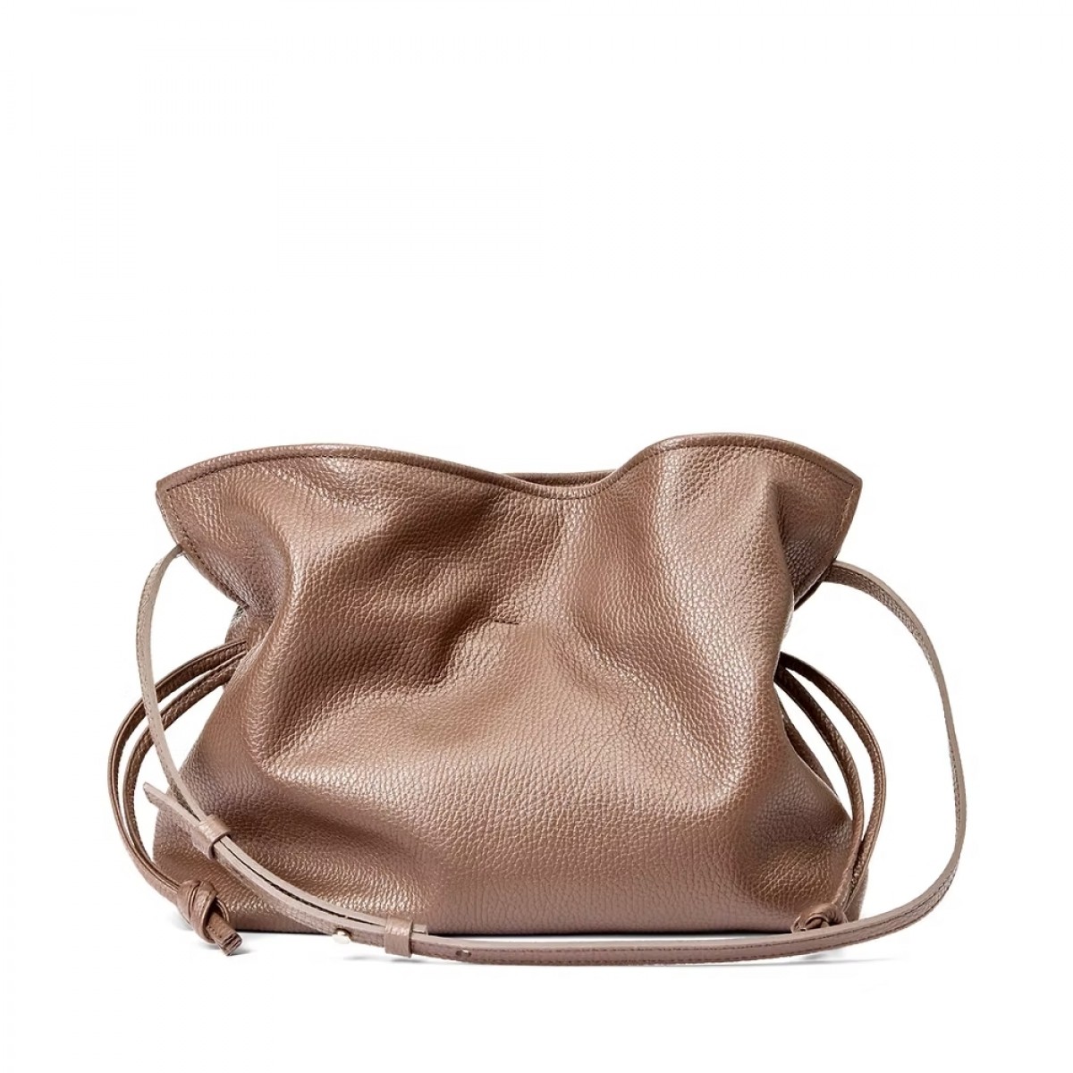 camilla bag large leather - taupe