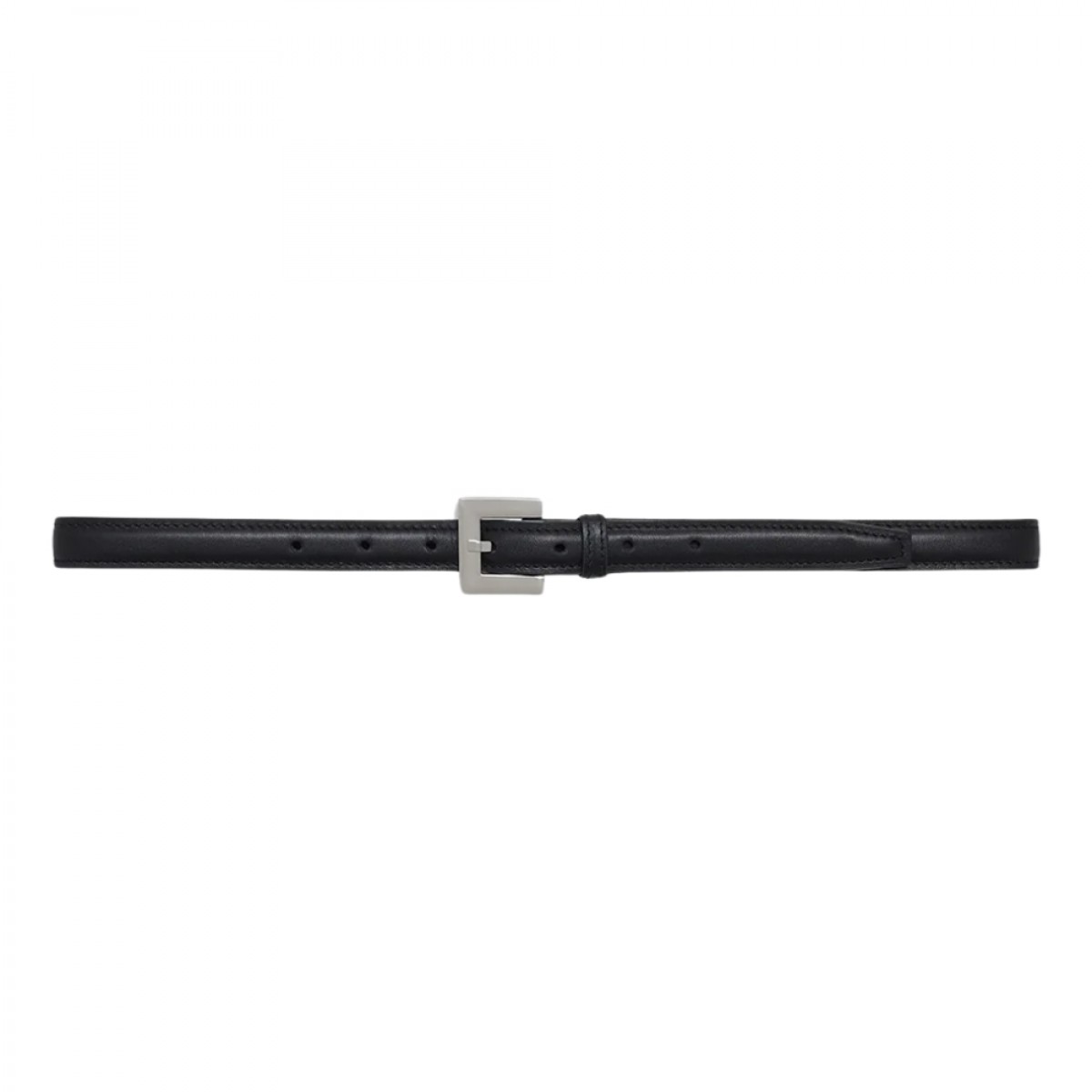 anine bing nicola belt silver - black