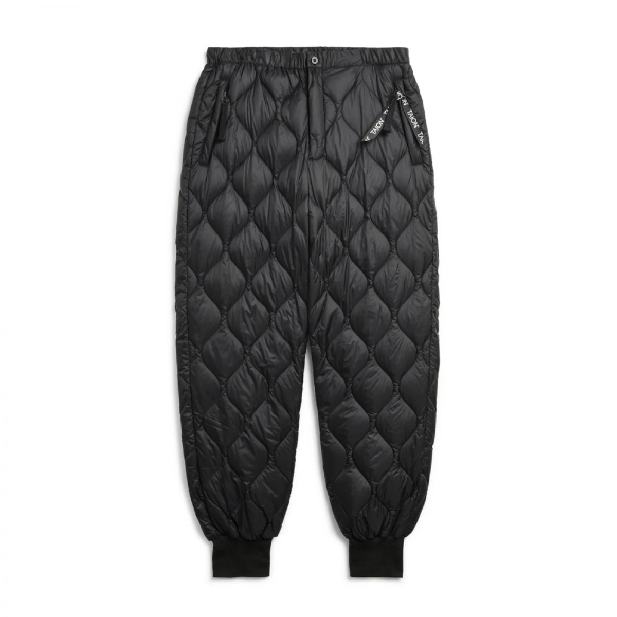 taion unisex military down pants - black