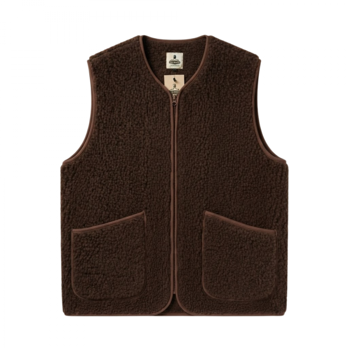 pepitko coldbreaker vest - dark brown