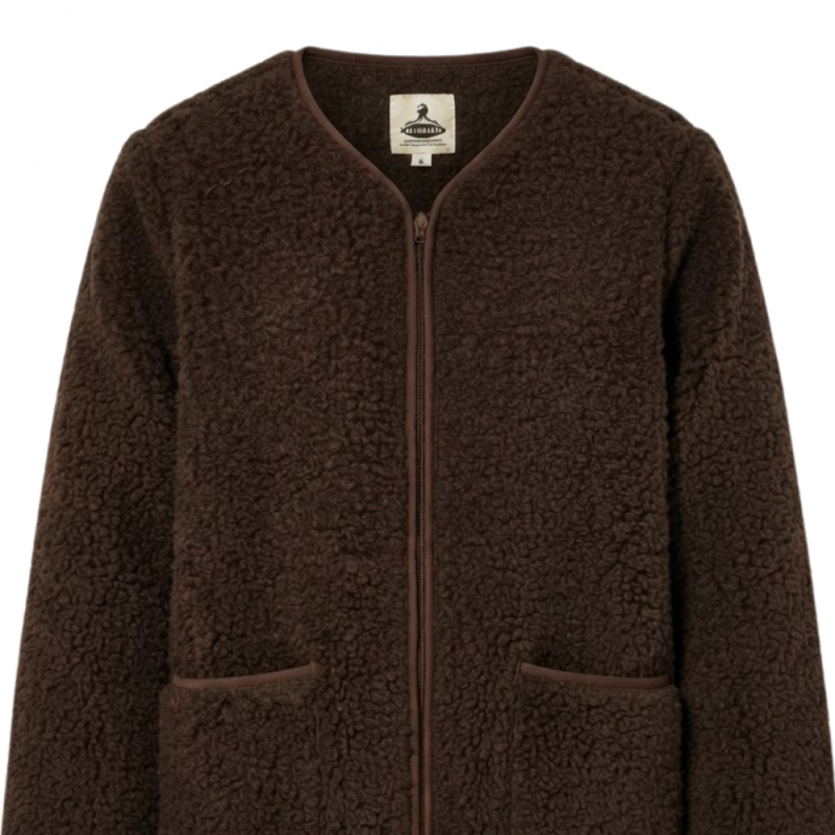 nordeen coldbreaker jacket - dark brown - front - look